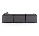 Opulent Westwood 4-Piece Sectional - Left Facing W Ottoman Bennett Charcoal