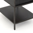 Aurelia Trey Bookshelf - Black Wash Poplar