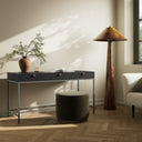 Orion Modular Writing Desk - Black Wash Poplar