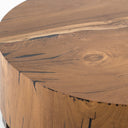 Aveline Hudson Round Coffee Table - Natural Yukas Resin