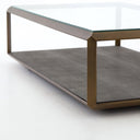 Shagreen Shadow Box Coffee Table - Default Title