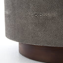 Vesper Side Table - Charcoal Shagreen