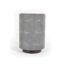 Arbor Side Table - Charcoal Shagreen