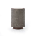 Arbor Side Table - Charcoal Shagreen