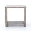 Vero Hugo End Table - Dark Grey
