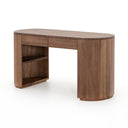 Verity Pilar Desk - Caramel Brown Veneer