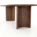 Verity Paden Dining Table - Seasoned Brown Acacia 94
