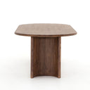 Verity Paden Dining Table - Seasoned Brown Acacia 94