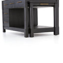 Aveline Ian Kitchen Island - Black Acacia