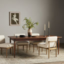 Aveline Extension Dining Table - Toasted Walnut Solid
