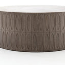 Haven Colorado Drum Coffee Table - Grey Concrete