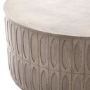 Haven Colorado Drum Coffee Table - Grey Concrete