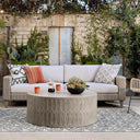 Veridian Colorado Drum Coffee Table - Grey Concrete