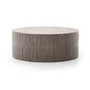 Haven Colorado Drum Coffee Table - Grey Concrete