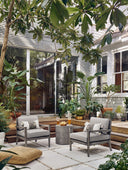 Aveline End Table - Grey Concrete