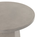 Verity Outdoor End Table - Grey Concrete