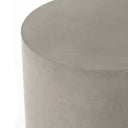 Verano Round End Table - Grey Concrete
