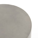 Verano Round End Table - Grey Concrete
