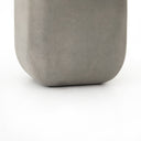 Solara Ivan Square End Table - Grey Concrete