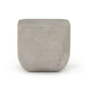 Solara Ivan Square End Table - Grey Concrete