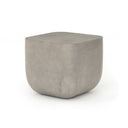 Solara Ivan Square End Table - Grey Concrete