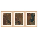 Aetherial Worn Triptych by Brooke Noel Morgan - 90X40 White Oak