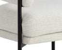 LOLA LOUNGE CHAIR - MERINO PEARL