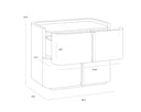 JAMILLE NIGHTSTAND - SMALL CREAM