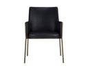 BERNADETTE DINING ARMCHAIR - BRAVO BLACK