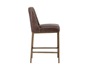 LEIGHLAND COUNTER STOOL - HAVANA DARK BROWN