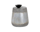 Delmor End Table - SILVER