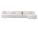 LAKEN SOFA CHAISE - RAF COPENHAGEN WHITE