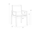 MERANO DINING ARMCHAIR - Default Title