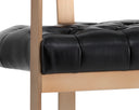 BEAUMONT COUNTER STOOL - ANTIQUE BRASS CANTINA BLACK