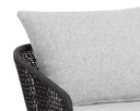CAPRI LOUNGE CHAIR - SMOKE GREY COPACABANA MARBLE