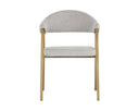BURGOS DINING ARMCHAIR - BELFAST HEATHER GREY