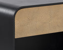 ALGARVE NIGHTSTAND - BLACK CHAMPAGNE GOLD