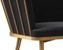 CAILY DINING ARMCHAIR - ABBINGTON BLACK