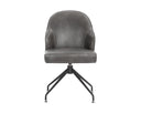 BRETTA SWIVEL DINING CHAIR - OVERCAST GREY