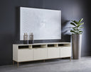 AMBROSE MODULAR STORAGE CABINET - CHAMPAGNE GOLD CREAM