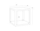 DONCASTER SIDE TABLE - BLACK
