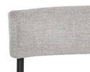 SENECA COUNTER STOOL - BLACK POLO CLUB STONE