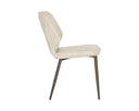 CLINTON DINING CHAIR - BRONZE BRAVO CREAM