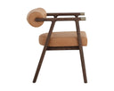 SOVA DINING ARMCHAIR - ANTIQUE BROWN SAHARA CAMEL LEATHER
