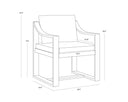 TAHITI DINING ARMCHAIR - Default Title