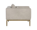 BURR ARMCHAIR - BALI BONE LEATHER