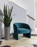 ROSALIA LOUNGE CHAIR - TIMELESS TEAL