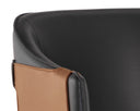 CARTER OFFICE CHAIR - NAPA BLACK NAPA COGNAC
