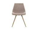 LIPA DINING CHAIR - ANTIQUE BRONZE BELFAST OYSTER SHELL PORPOISE