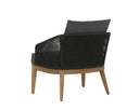 CAPRI LOUNGE CHAIR - NATURAL GRACEBAY GREY